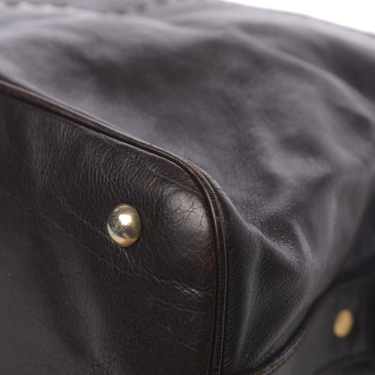 Saint Laurent Calfskin Oversized Muse Brown 19 of 19