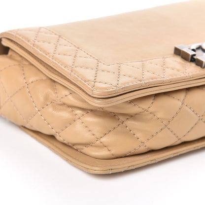Chanel Calfskin Medium Boy Reverso Flap Beige Clair 9 of 11