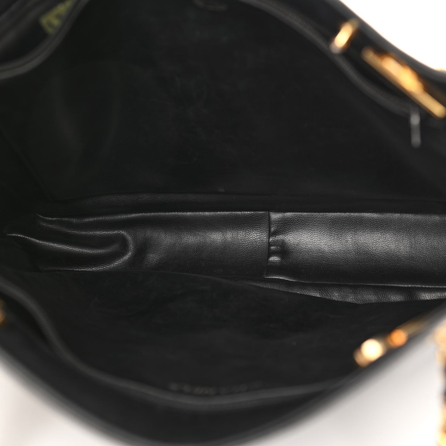 Chanel Lambskin Quilted Shopping Tote Black 9 of 18