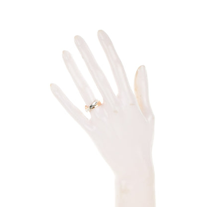 Tiffany Sterling Silver 18K Rose Gold 1837 Interlocking Circles Ring 5 2 of 5
