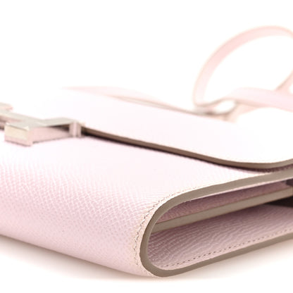 Hermes Epsom Constance Wallet To Go Mauve Pale 10 of 10
