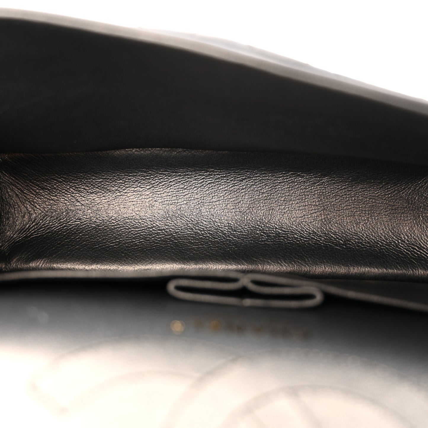 Metallic Calfskin Quilted 2.55 Reissue 225 Flap Charcoal