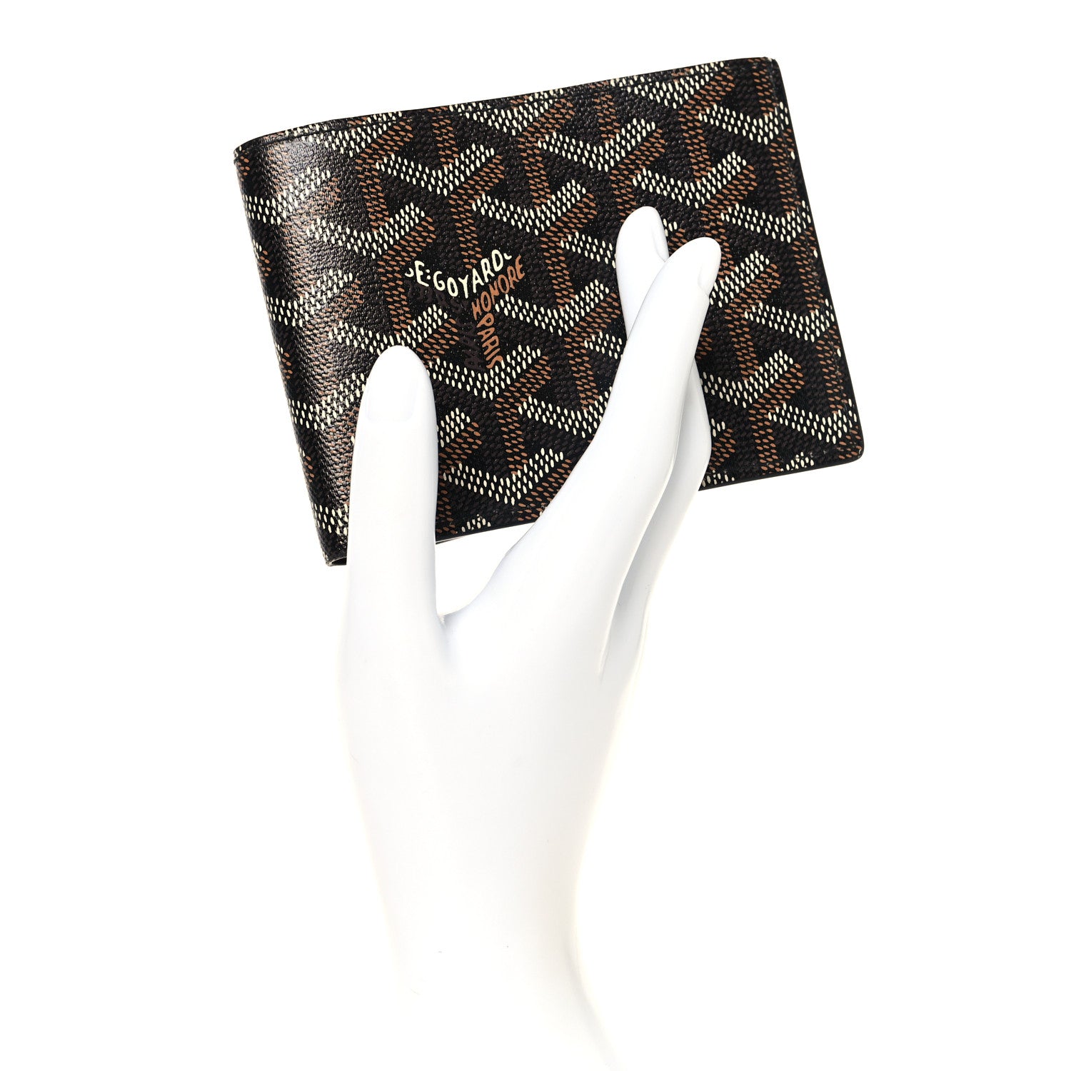 Goyard Goyardine Bi-Fold Victoire PM Wallet Black 2 of 7