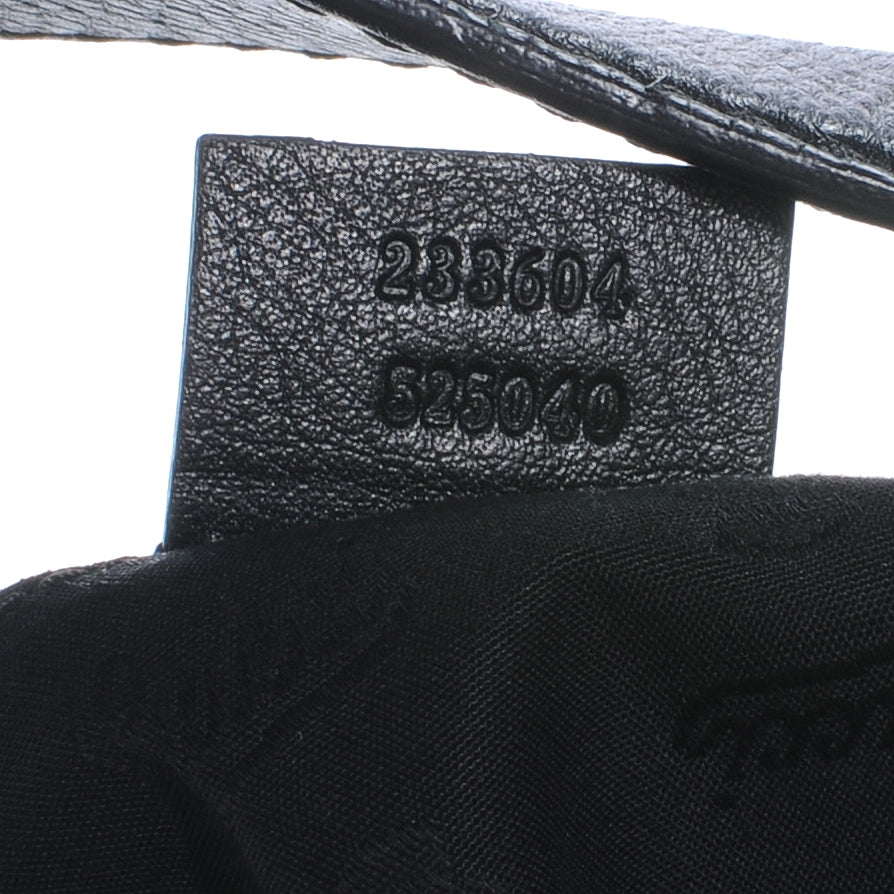 Gucci Guccissima New Ladies Web Hobo Black 7 of 7