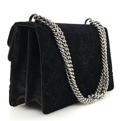 Gucci Velvet GG Monogram Small Dionysus Shoulder Bag Black 2 of 9