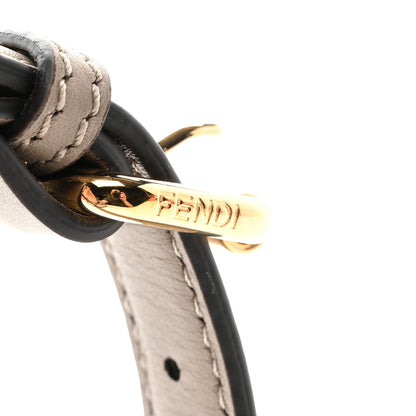 Fendi Calfskin Adjustable Peekaboo Strap Tortora 3 of 3