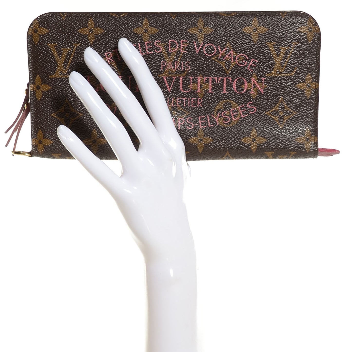 Monogram Ikat Insolite Wallet Rose Velours