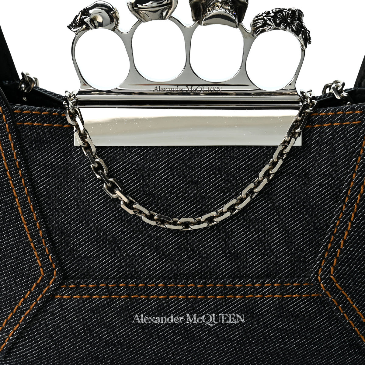Denim Mini The Jeweled Hobo Blue