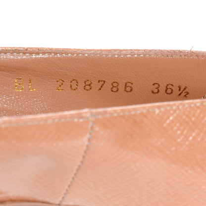 Saint Laurent Paille Patent Leather Tribtoo 140 Pumps 36.5 Rose 6 of 7