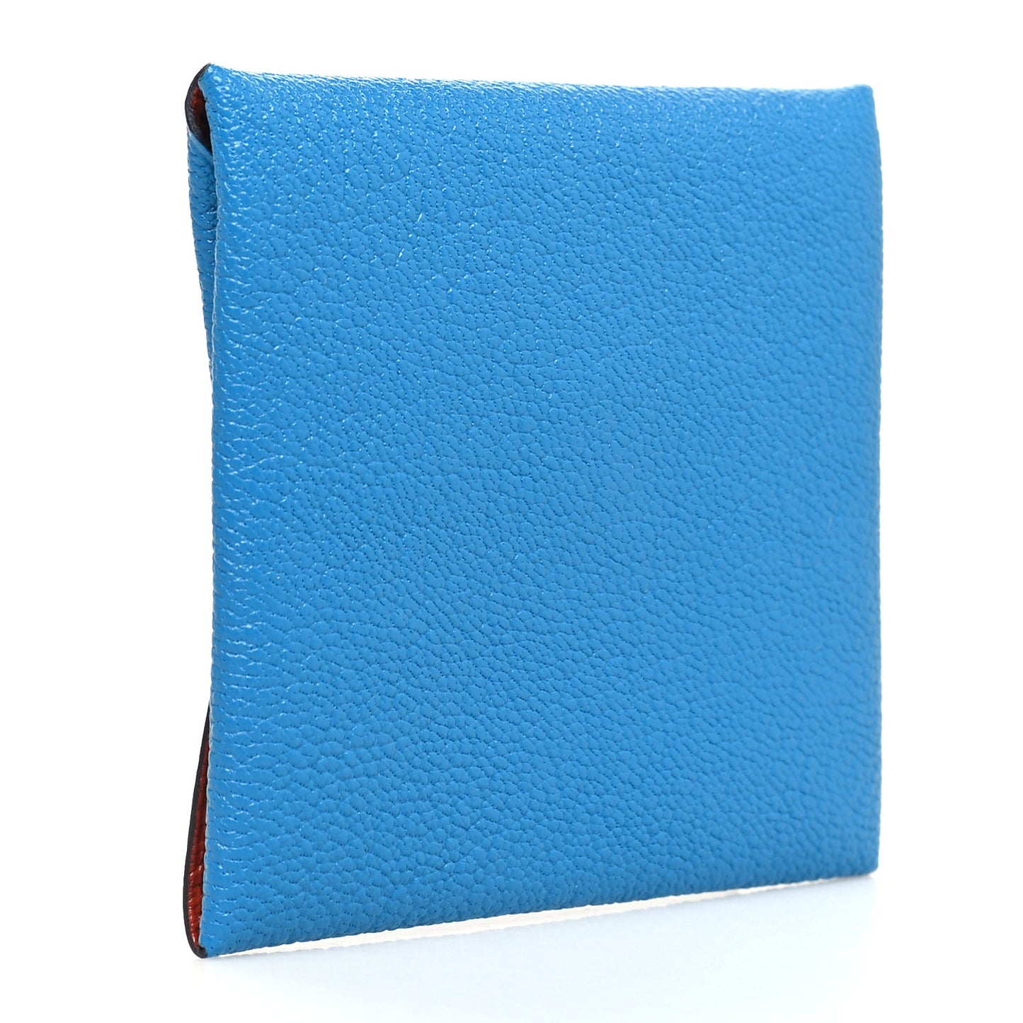 Chevre Mysore Bastia Verso Coin Purse Bleu Frida Cuivre
