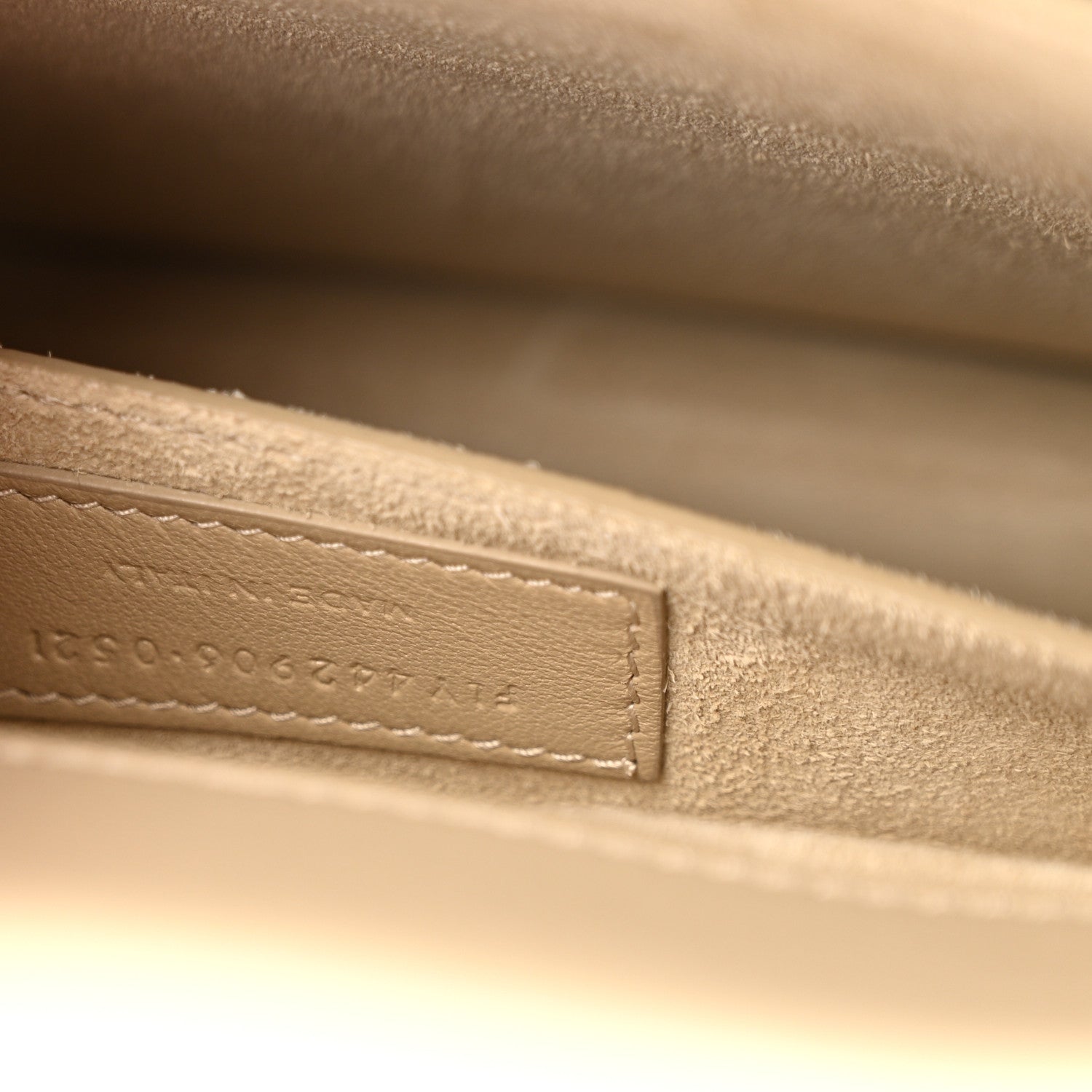 Saint Laurent Suede Calfskin Medium Monogram Sunset Sea Salt 8 of 16