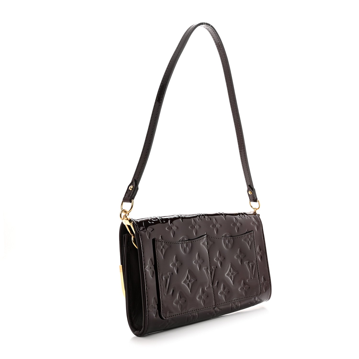 Louis Vuitton Vernis Rossmore MM Amarante 3 of 12