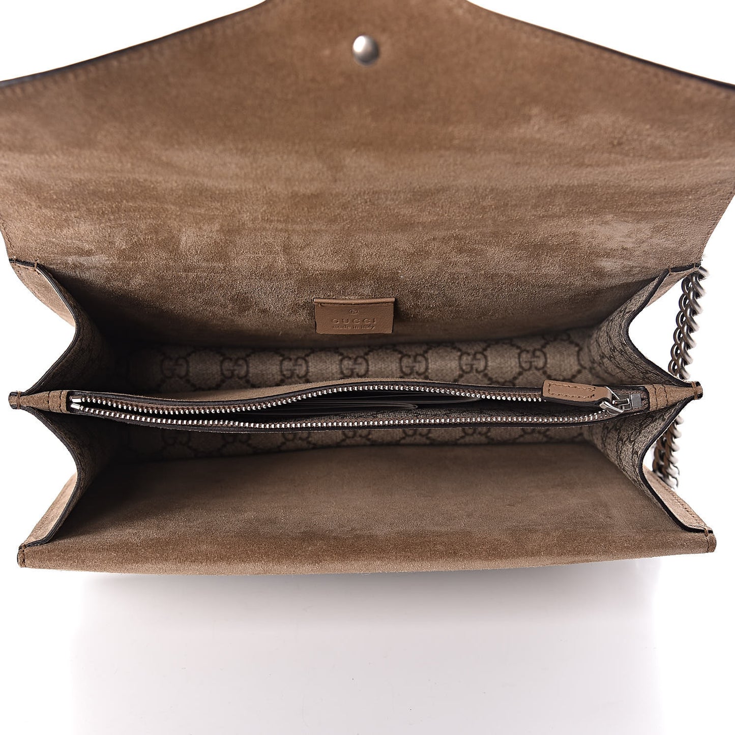 GG Supreme Monogram Small Dionysus Shoulder Bag Taupe