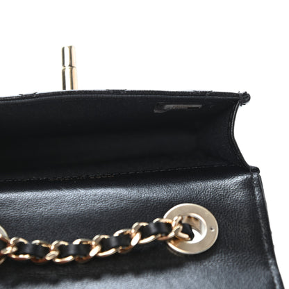 Chanel Lambskin Quilted Trendy CC Card Holder On Chain Black 4 of 4