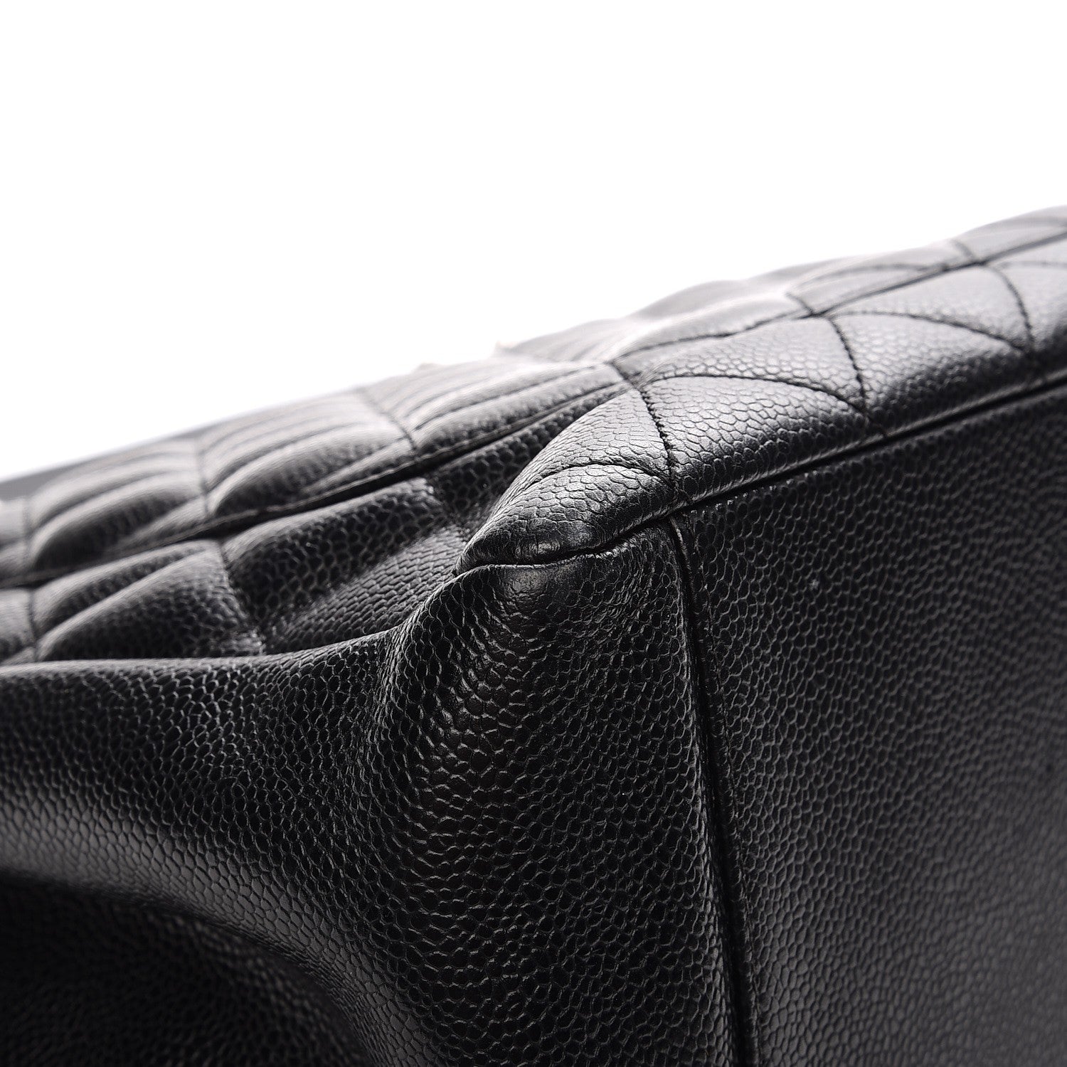 Chanel Caviar Quilted Grand Shopping Tote GST Black 12 of 13