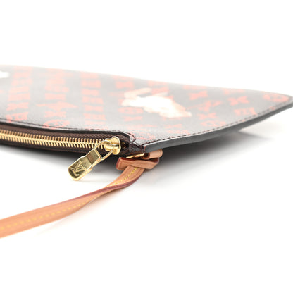 Louis Vuitton Catogram Neverfull MM Marron 16 of 16