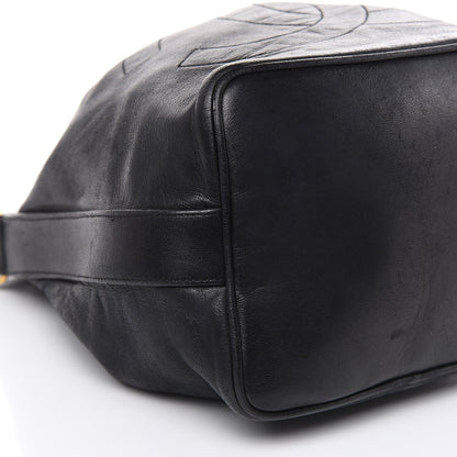 Chanel Lambskin CC Drawstring Shoulder Bag Black 8 of 19