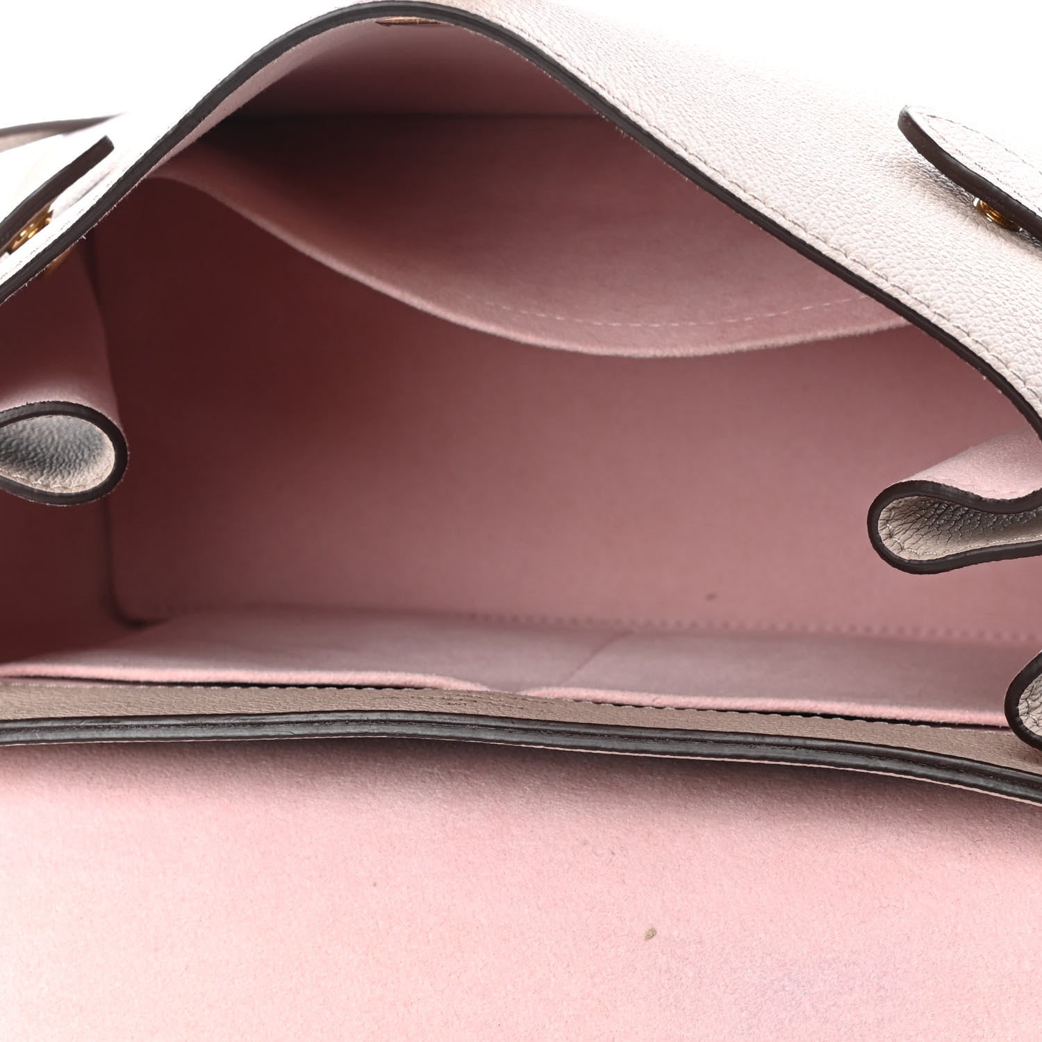 Louis Vuitton Soft Calfskin Lockme Ever MM Greige 5 of 5