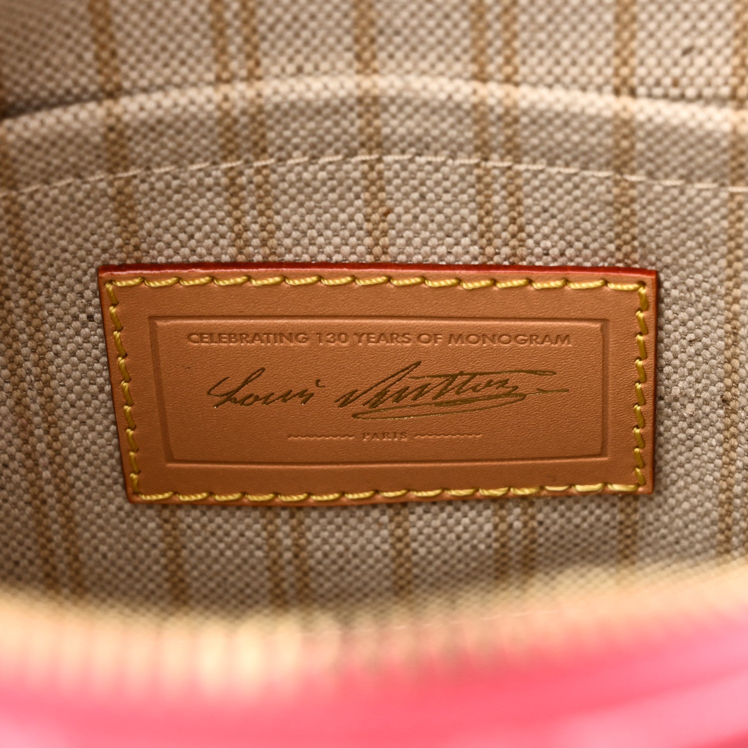 Louis Vuitton Monogram Origine Speedy Bandouliere 25 Rose Ruban 6 of 10