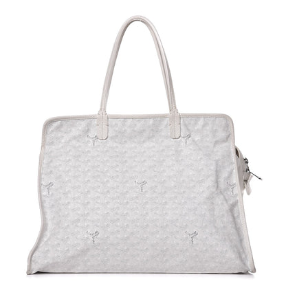 Goyard Goyardine Sac Hardy Pet Carrier PM White 1 of 16