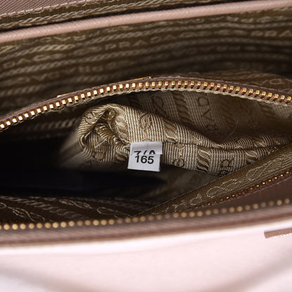 Prada Saffiano Small Galleria Double Zip Tote Cammeo 9 of 25
