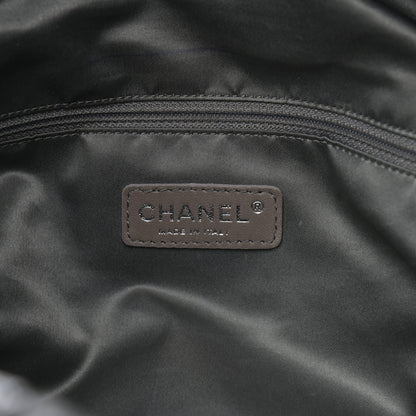 Chanel Lambskin Patent Calfskin Brooklyn Patchwork Hobo Black 5 of 8