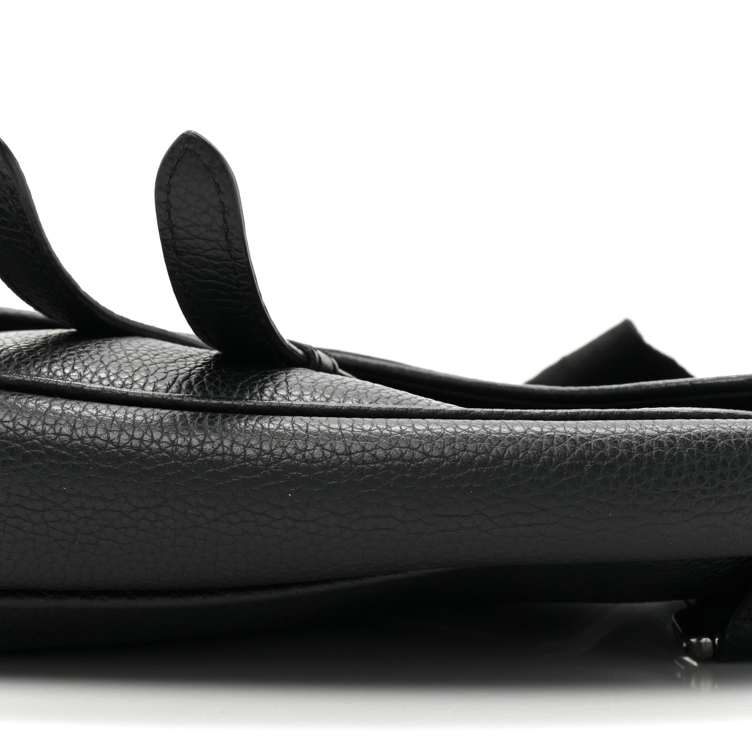 Christian Dior X SHAWN STUSSY Grained Calfskin Saddle Bag Black 8 of 12