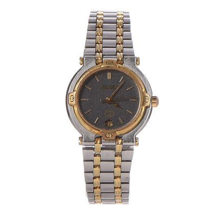 Gucci Stainless Steel 18K Yellow Gold Plated 9000L Quartz Watch 1 of 11