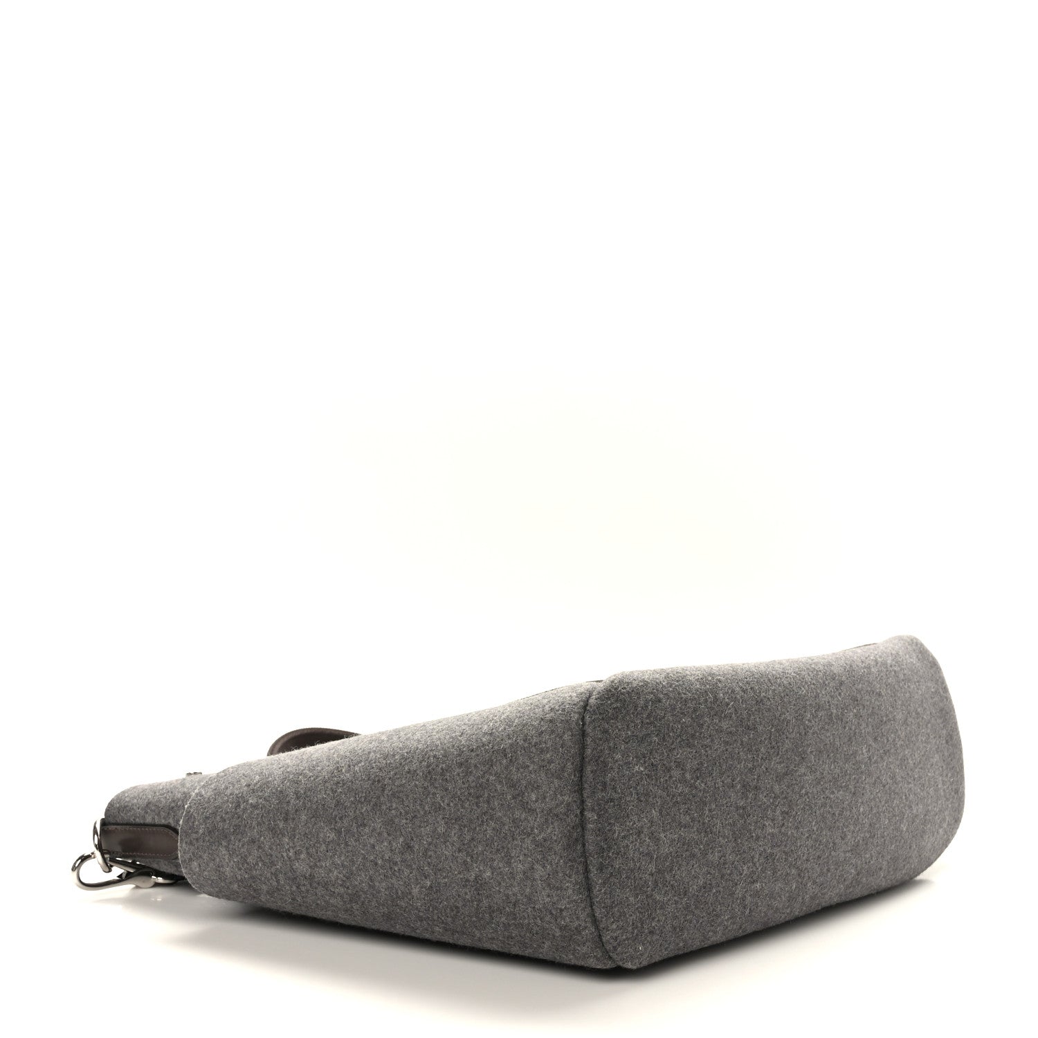 Hermes Felt Sac De Pansage Groom Bag Acier 4 of 8