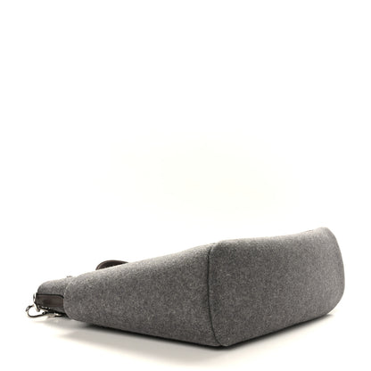 Hermes Felt Sac De Pansage Groom Bag Acier 4 of 8