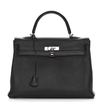 Hermes Togo Kelly Retourne 35 Black 1 of 39