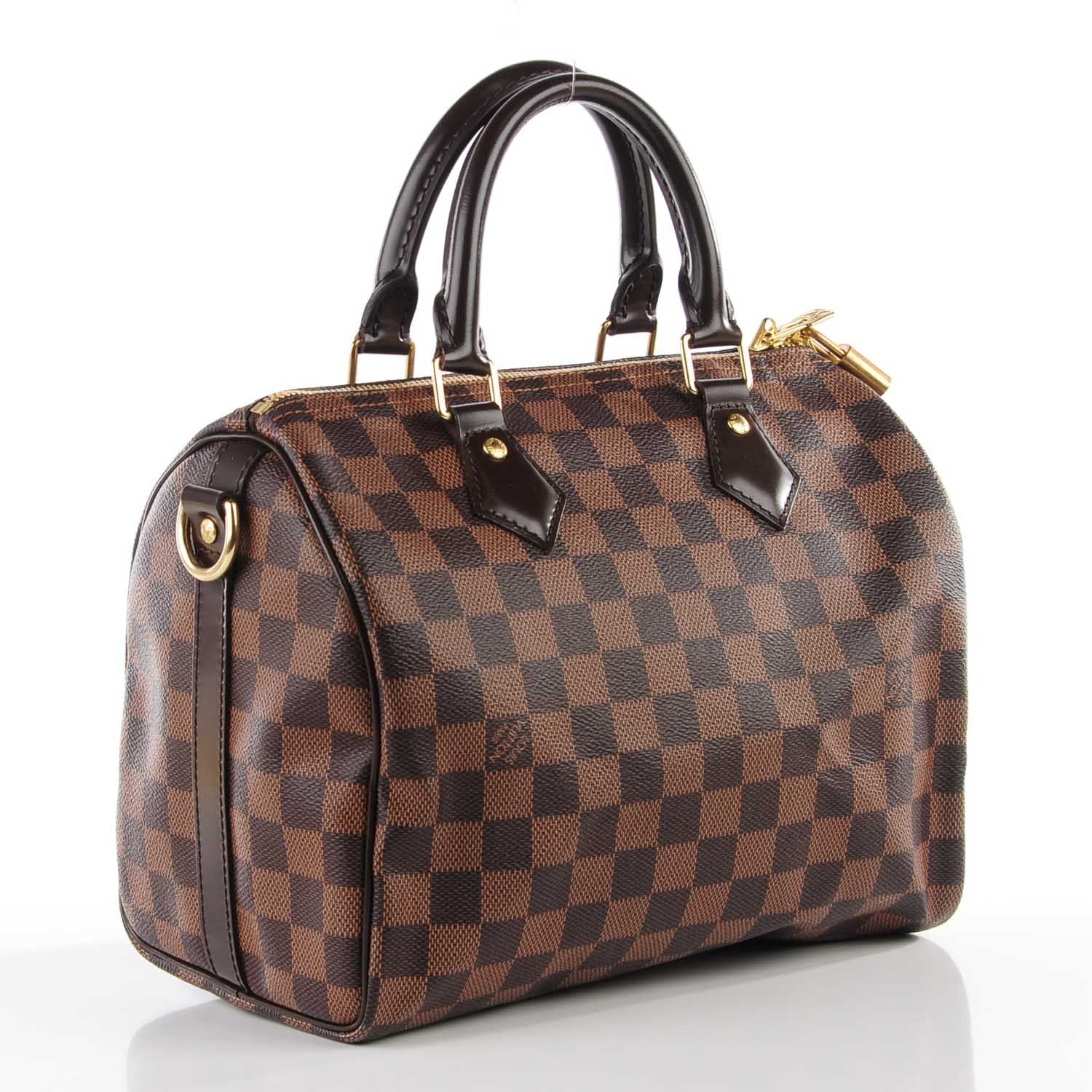 Louis Vuitton Damier Ebene Speedy Bandouliere 25 3 of 8