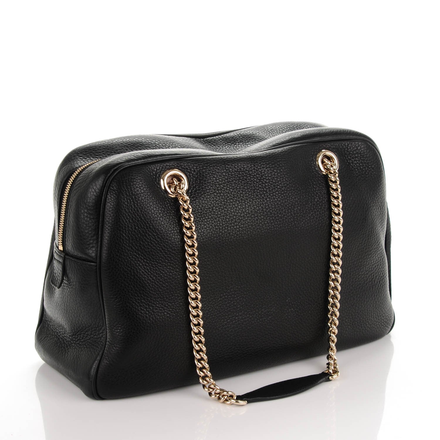 Gucci Pebbled Calfskin Medium Soho Bowler Black 3 of 7
