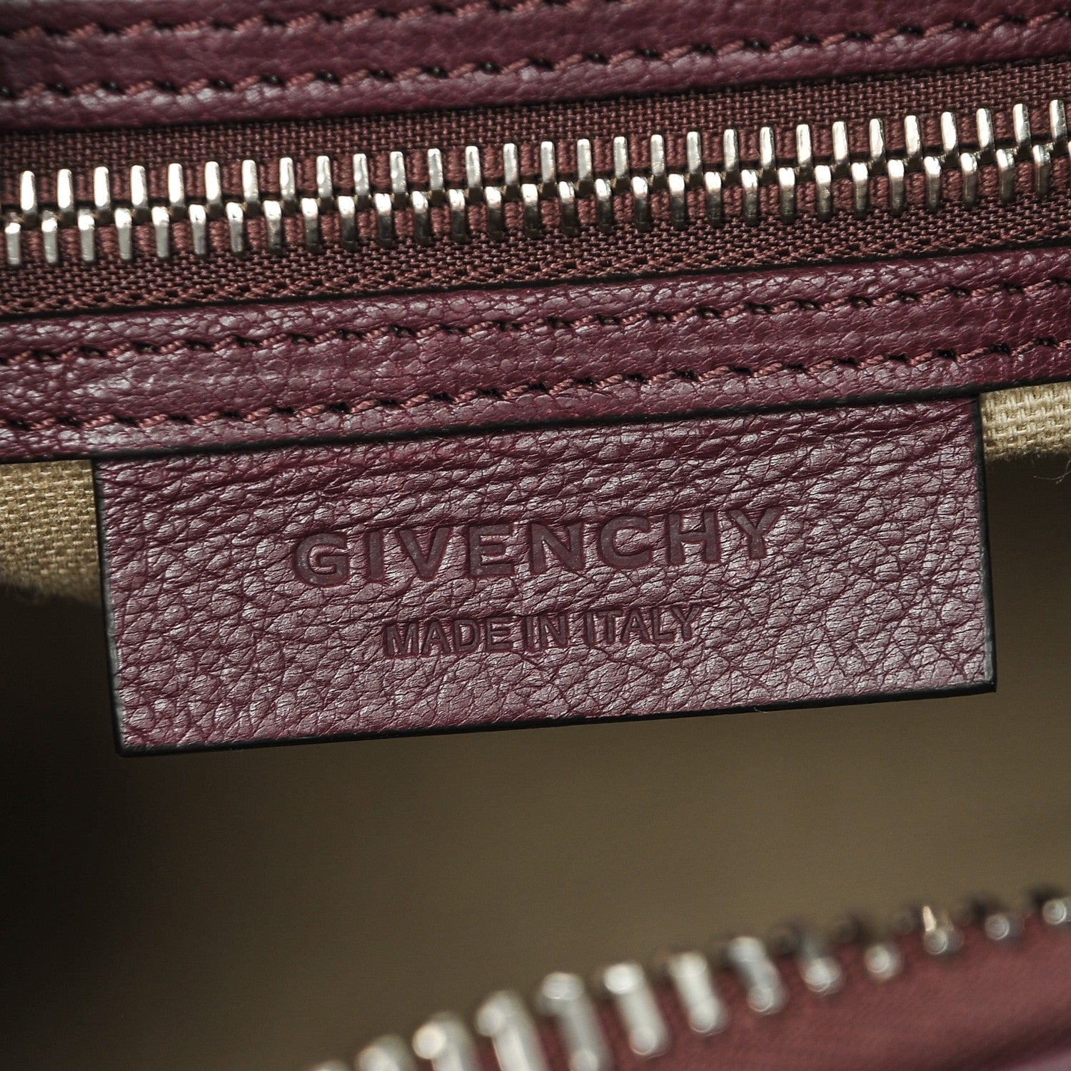 Givenchy Sugar Goatskin Mini Tri-Color Antigona Oxblood Violet Orange 6 of 6