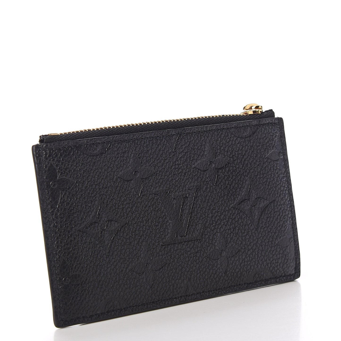 Empreinte Zipper Card Holder Black
