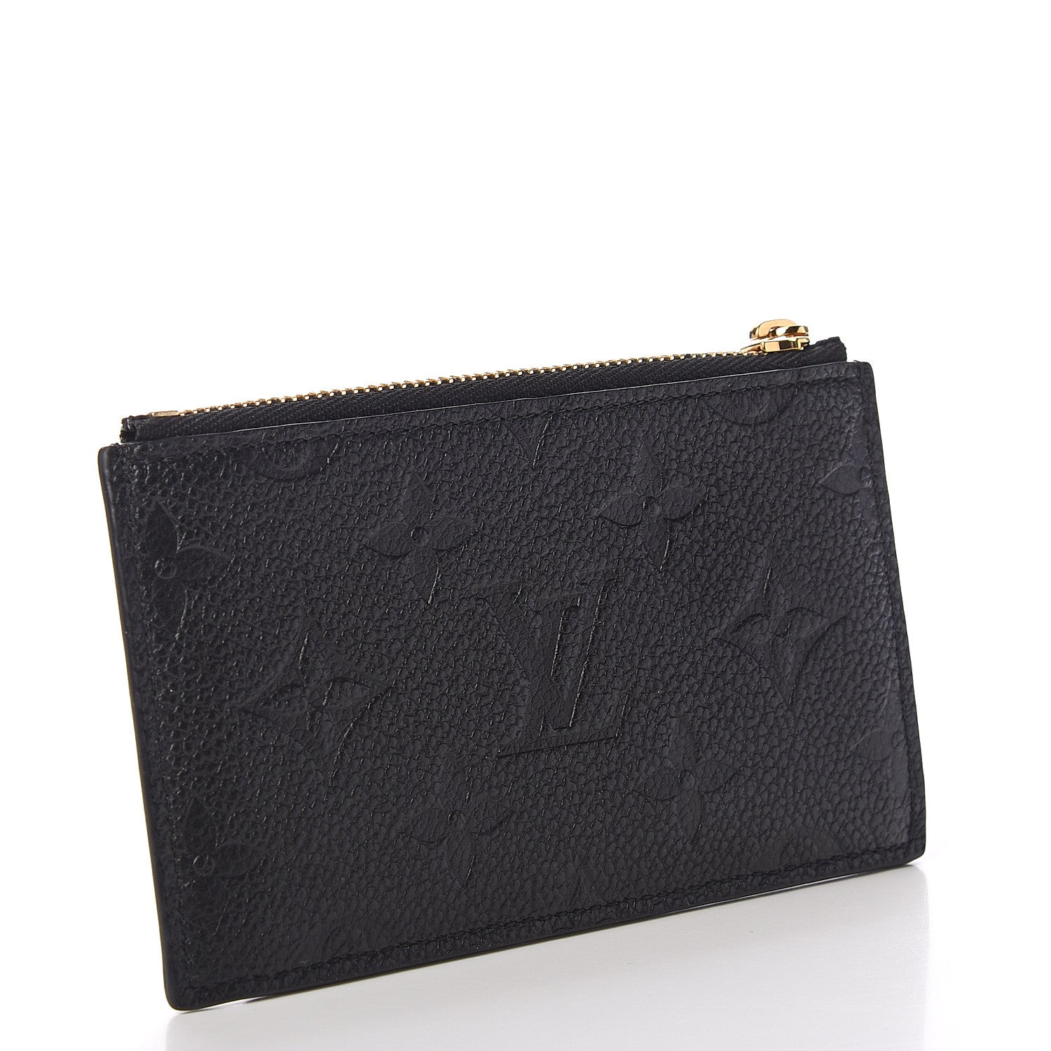 Louis Vuitton Empreinte Zipper Card Holder Black 2 of 8