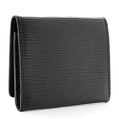 Louis Vuitton Epi Enveloppe Carte De Visite Black 3 of 7