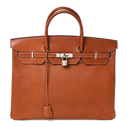 Hermes Natural Barenia Birkin 40 Fauve 1 of 51
