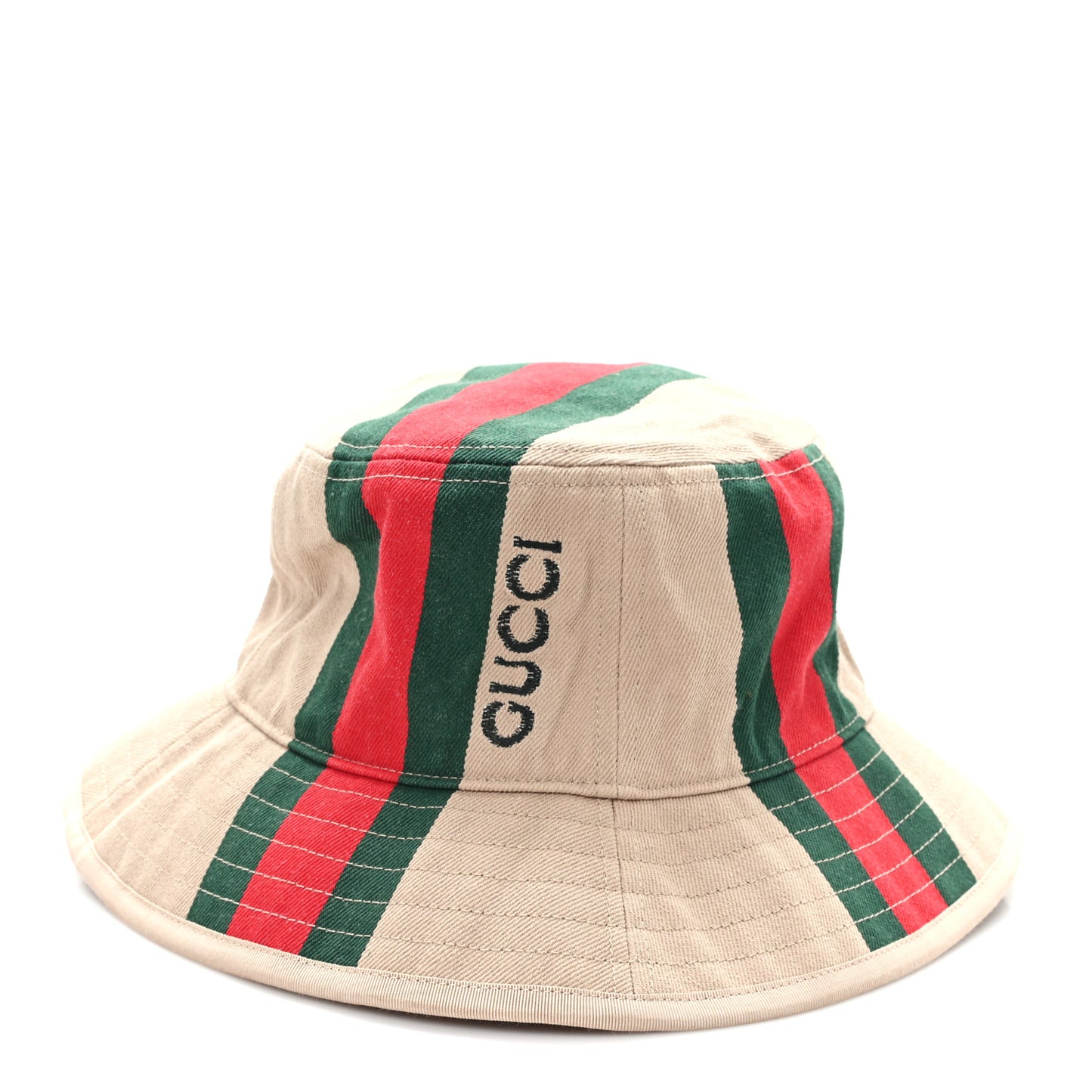 Monogram Canvas Web Bucket Hat XL Beige