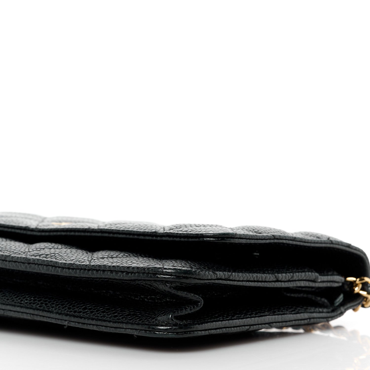 Chanel Caviar Quilted Wallet on Chain WOC Black 10 of 13