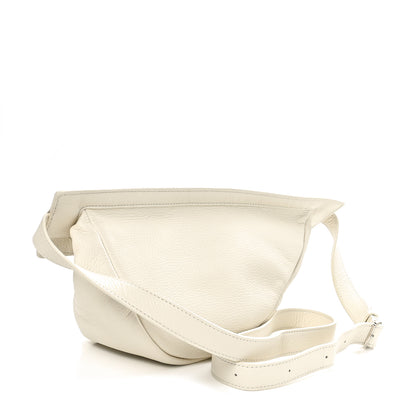 The Row Grained Calfskin Small Slouchy Banana Bag Ivory 3 of 9