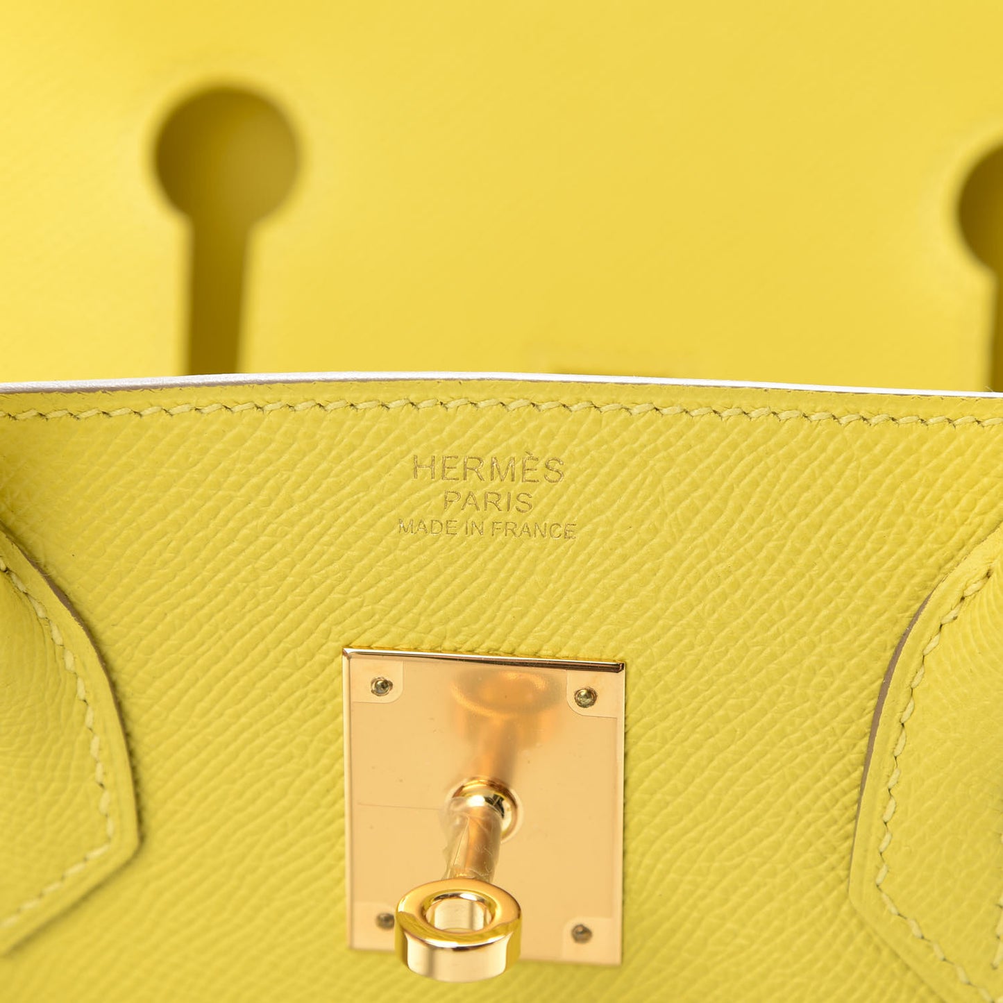 Epsom Birkin 30 Lime