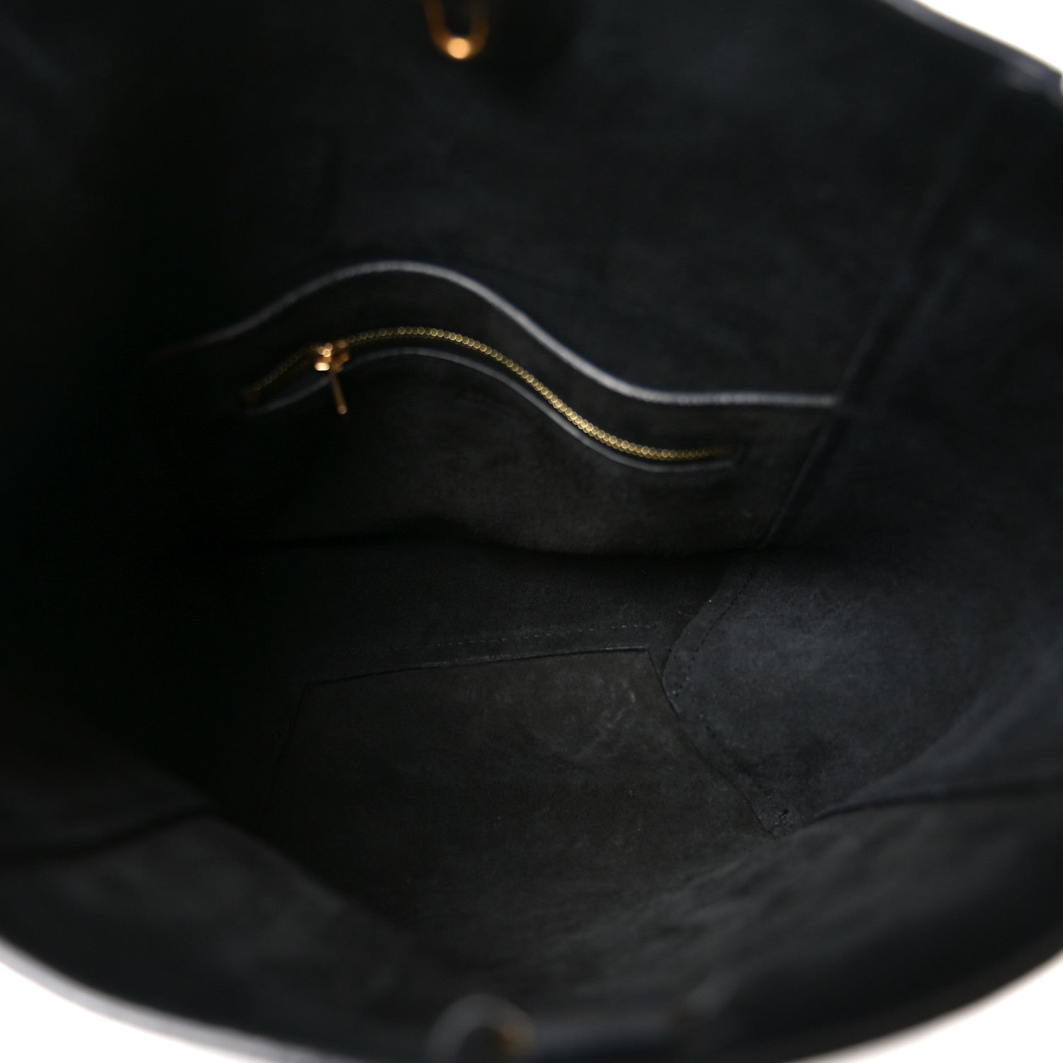 Celine Soft Grained Calfskin Small Sangle Bucket Bag Black 9 of 17