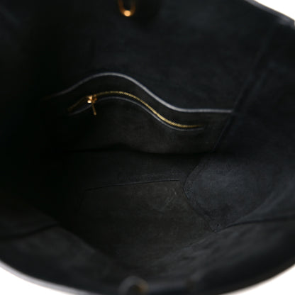 Celine Soft Grained Calfskin Small Sangle Bucket Bag Black 9 of 17