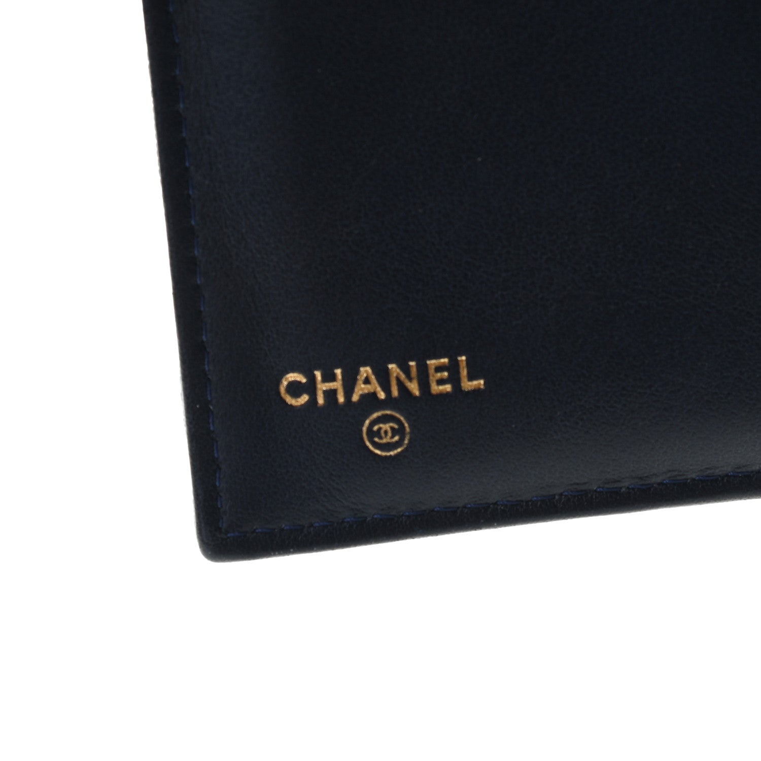 Chanel Caviar Quilted Medium Boy Flap Wallet Blue 6 of 8