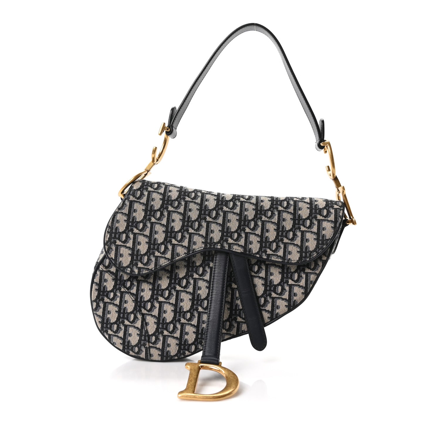 Oblique Saddle Bag Blue
