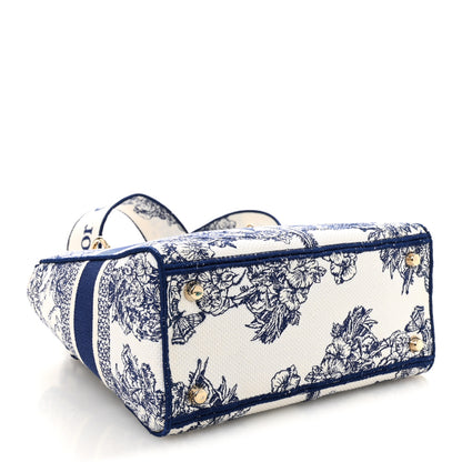 Christian Dior Canvas Reverse Embroidered Rêve d'Infini Medium Lady D-Lite Blue Multicolor 4 of 10