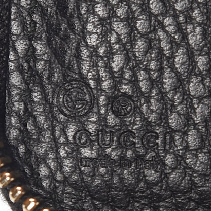 Gucci Pebbled Calfskin Zip Around Wallet Black 6 of 11