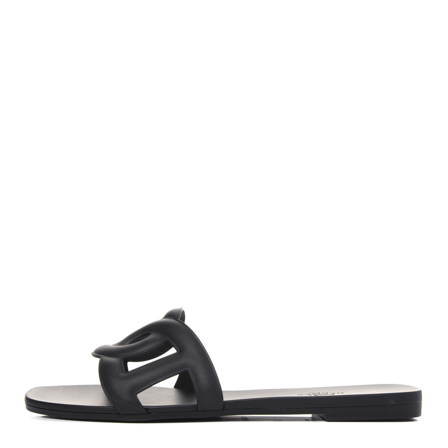Rubber Aloha Sandals 39 Black