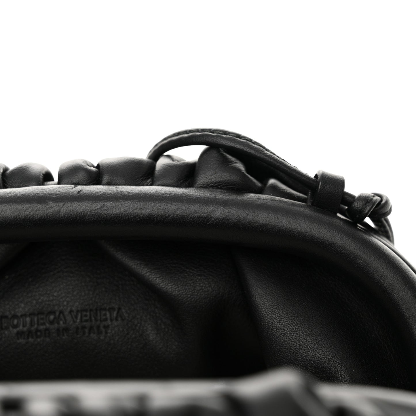 Butter Calfskin The Mini Pouch Black